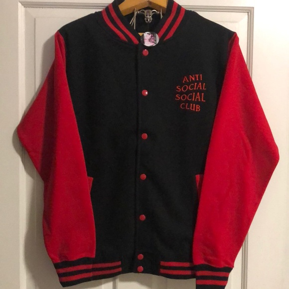 Dropout Red/Black Letterman (M) Men